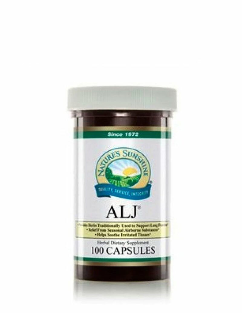 alj capsulas 100 capsulas natures sunshine
