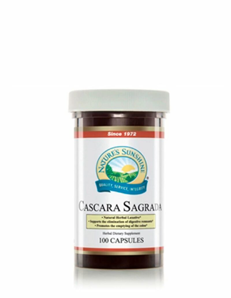 Cascara sagrada 100 capsulas natures sunshine