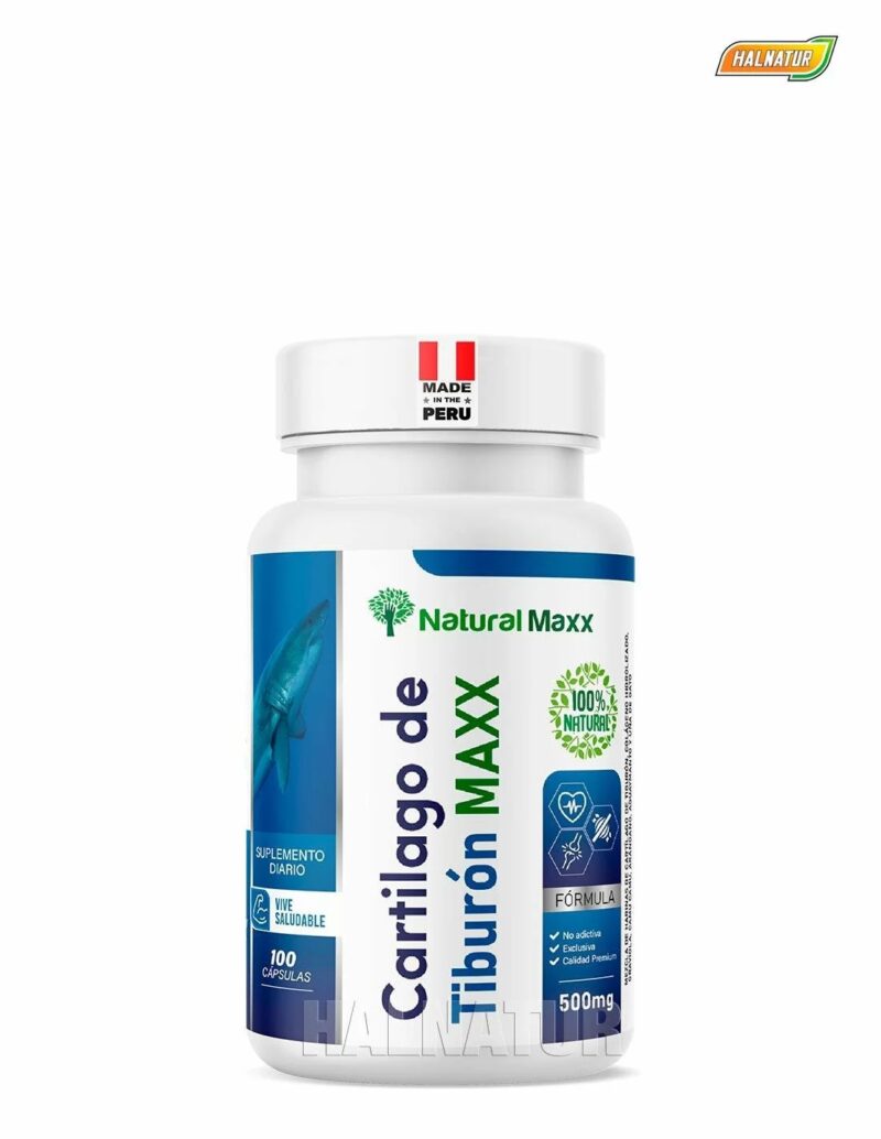 Cartilago de tiburon 500 mg 100 capsulas naturalmaxx nueva presentacion