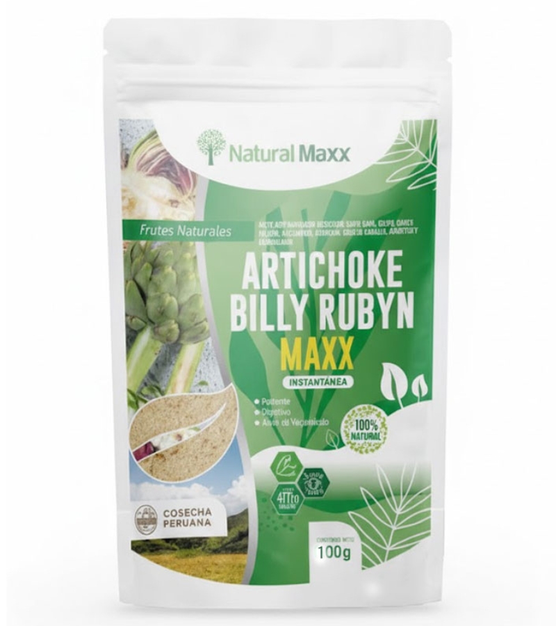 alcahofa -sobre-100gr Harina de alcachofa naturalmaxx doypack 100g