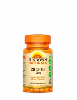 Co - Enzima Q10- 100mg Sundown Naturals 40 Softgels