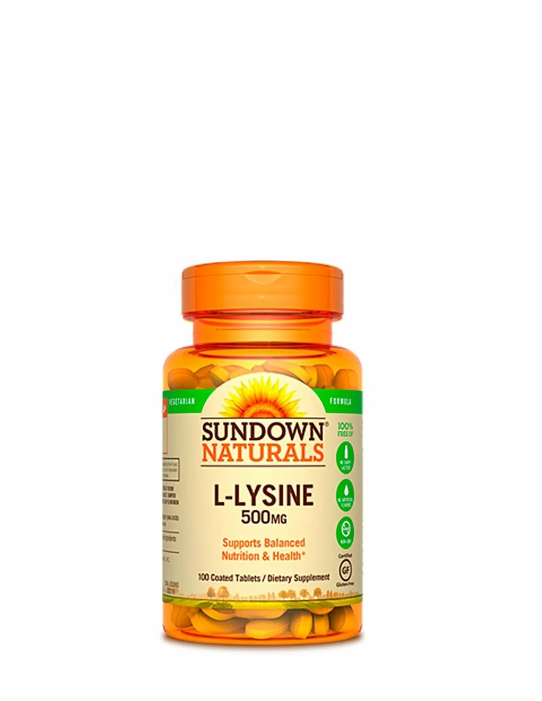 L-lysina 500mg sundown natural 100 tabletas L-lysina 500mg sundown natural 100 tabletas