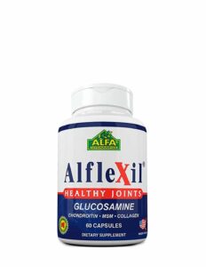 Alflexil® - Glucosamine Chondroitin MSM Collagen 60 capsulas