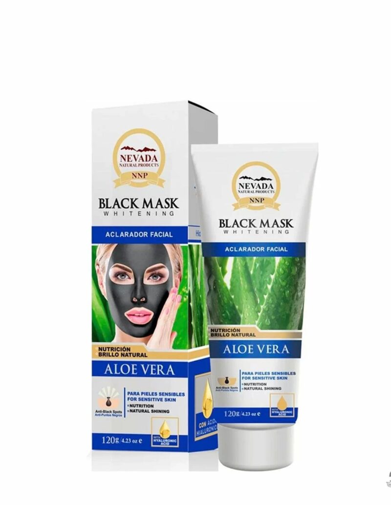 Black mask nevada mascarilla negra sabila
