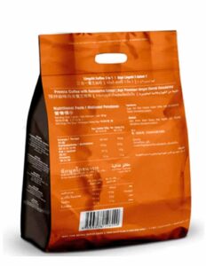 Lingzhi coffee 3 en 1 cafe ganoderma dxn cara atras
