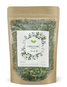Hojas de moringa secas deshidratadas