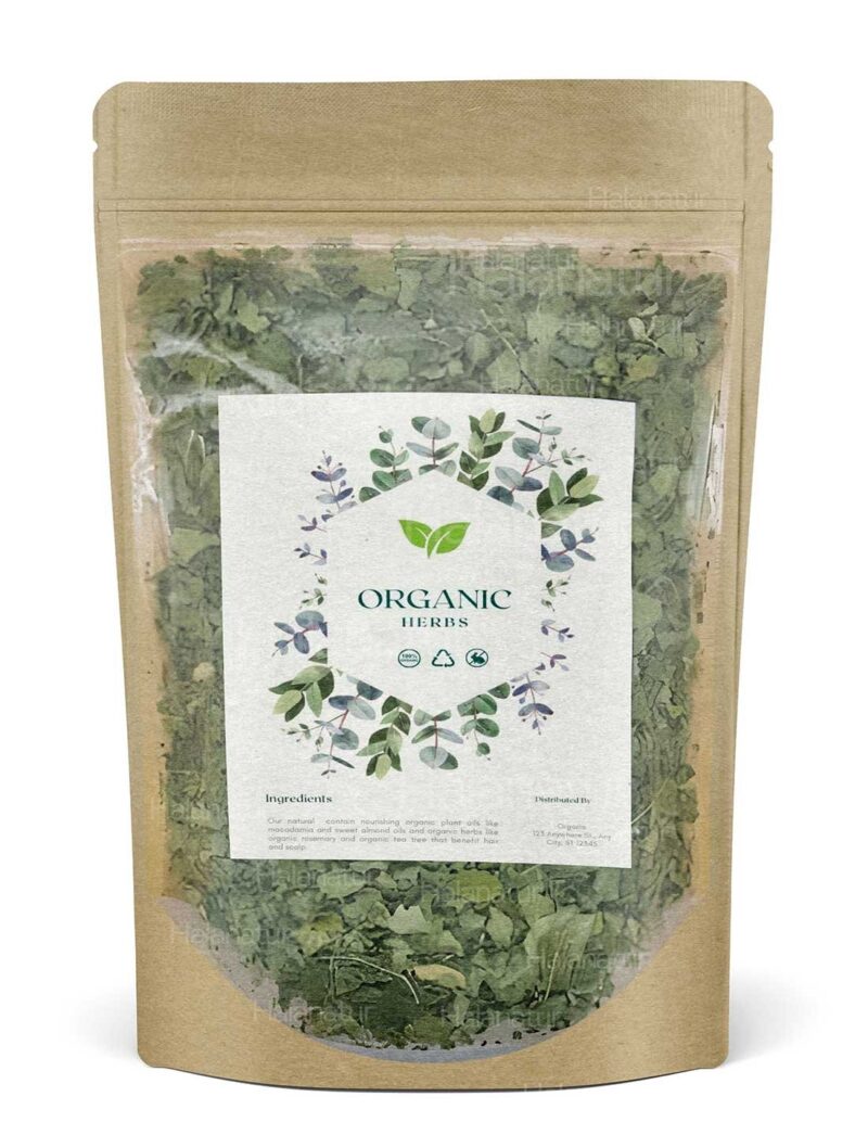 Hojas de moringa secas deshidratadas