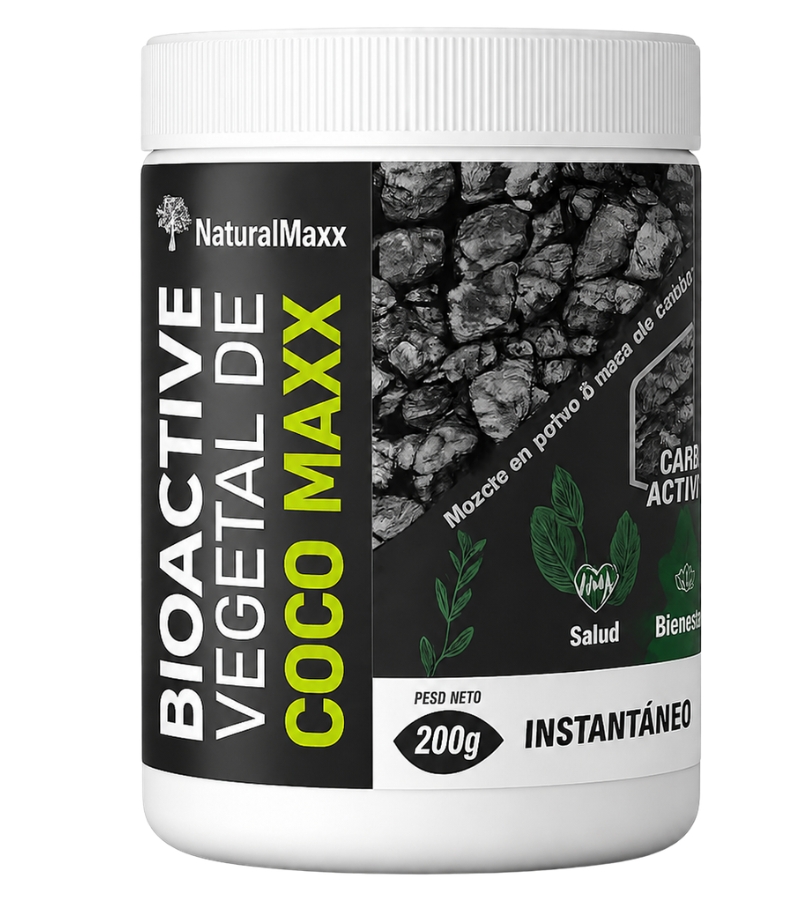 bioactive-cococ carbon-naturalmaxx 200gr-pote Bioactive coco (Carbón activo) en polvo naturalmaxx
