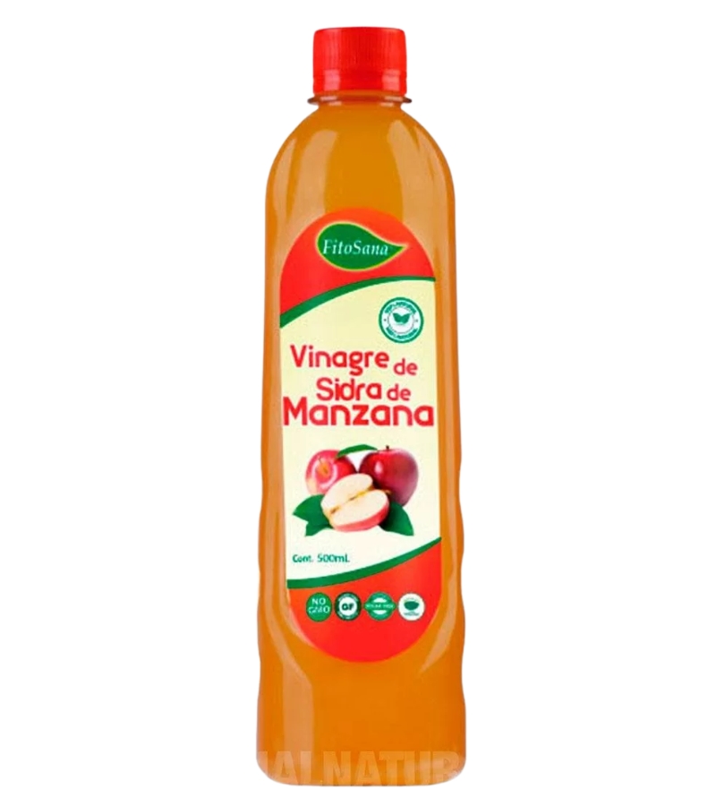 vinagre de sidra-manzana-fitosana Vinagre de sidra de manzana fitosana 500 ml