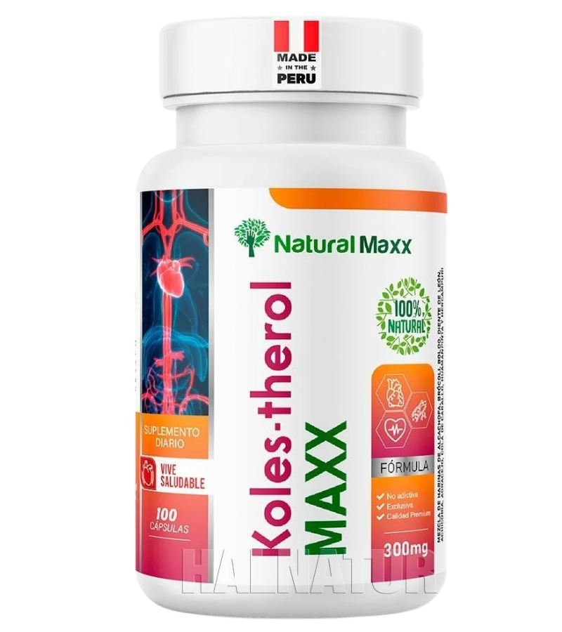 diseño halnatur- PRODUCT (35) KHOLESTEROL 100 CAPSULAS NATURALMAXX