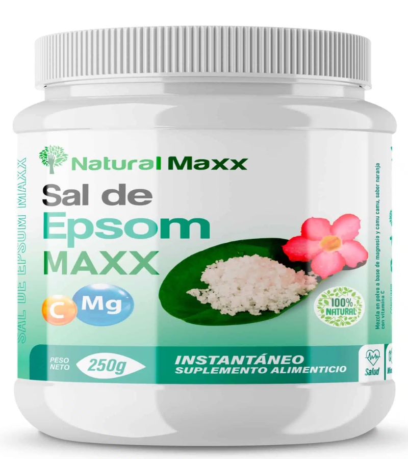 diseño halnatur- PRODUCT (4) Sulfato de magnesio (sal de epsom) 200gr naturalmaxx