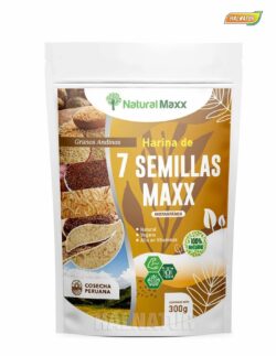 Harina de 7 semillas ziplock natural maxx