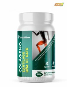 Colágeno Hidrolizado cartilago tiburon uña de gato 500gr naturalmaxx parte 2