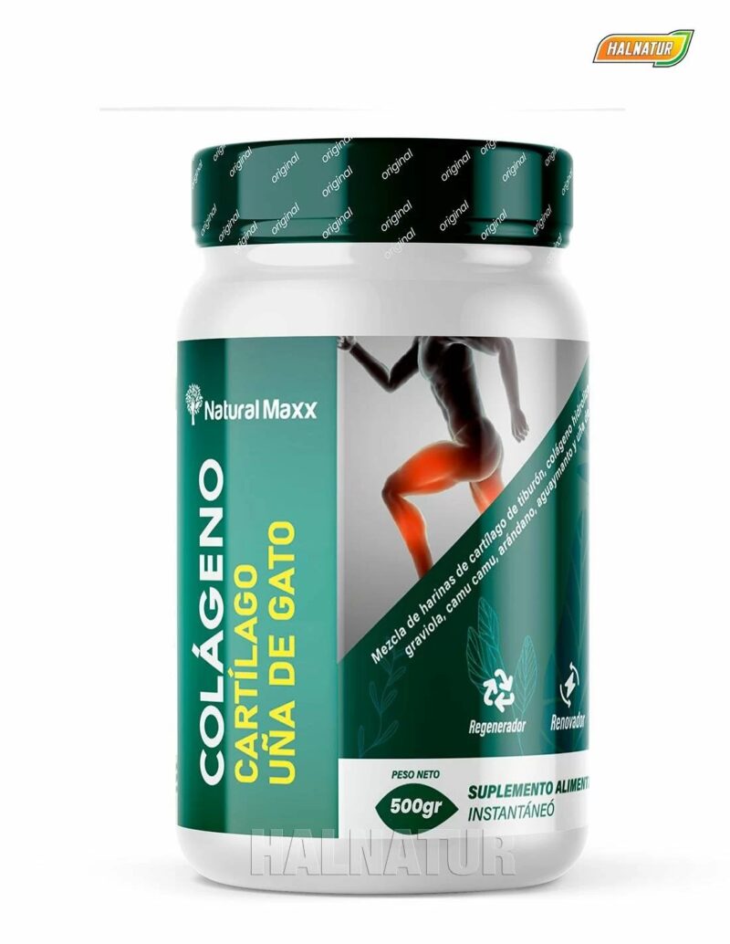 Colágeno Hidrolizado cartilago tiburon uña de gato 500gr naturalmaxx