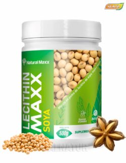 Lecitina de soya pote 500 gr naturalmaxx