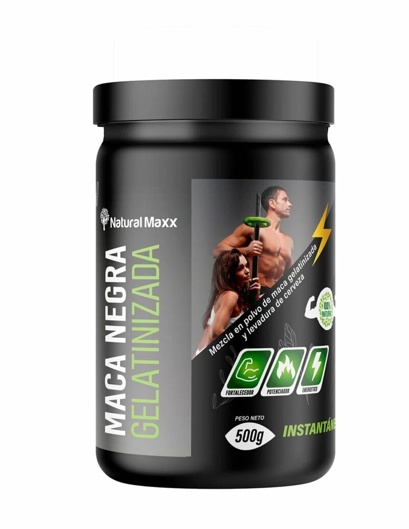 Harina de maca negra gelatinizada naturalmaxx 500 gr