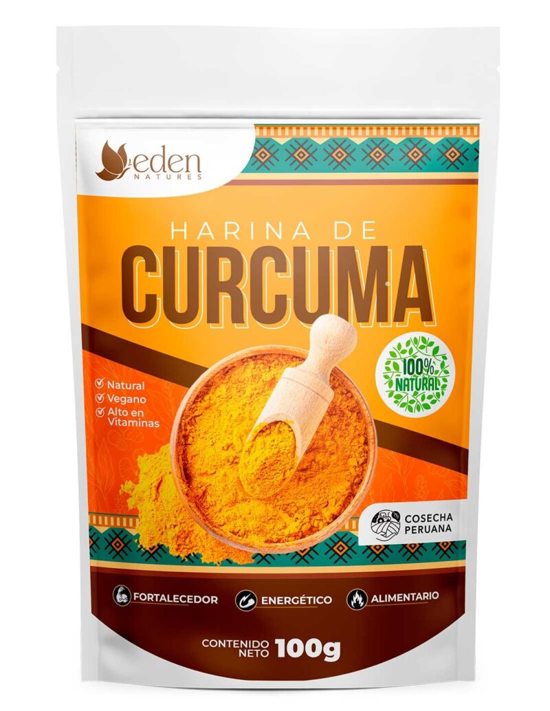 Harina de cúrcuma Eden natures Doypack