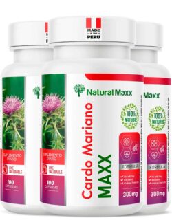Pack 3 Cardo mariano 100 capsulas naturalmaxx