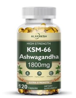 Ashwagandha ksm66 1800mg alexfresh 120 softgel