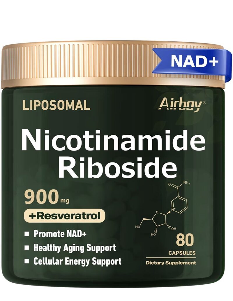 Ribosida liposomal de nicotinamida 900 mg 80 capsulas Airboy