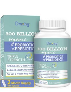 Probióticos para Mujeres y Hombres Dmeisy – 300 Mil Millones de CFU