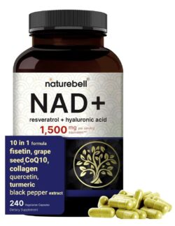NatureBell NAD+ 1500 mg – 240 Cápsulas Vegetales