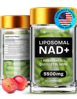 NMN Suplemento Alternativo – NAD+ de Alta Absorción con Resveratrol, Berberina, Quercetina y Noni