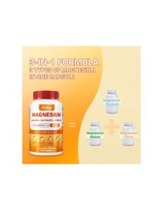 Magnesio Airboy 400 mg 120 caps – Malato, Glicinato y Citrato en una Fórmula Avanzada