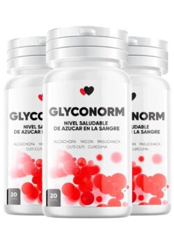 Pack 3 Glyconorm 20 capsulas original