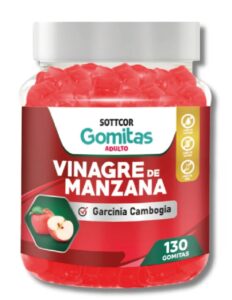 Vinagre de manzana Sottcor 130 gomitas