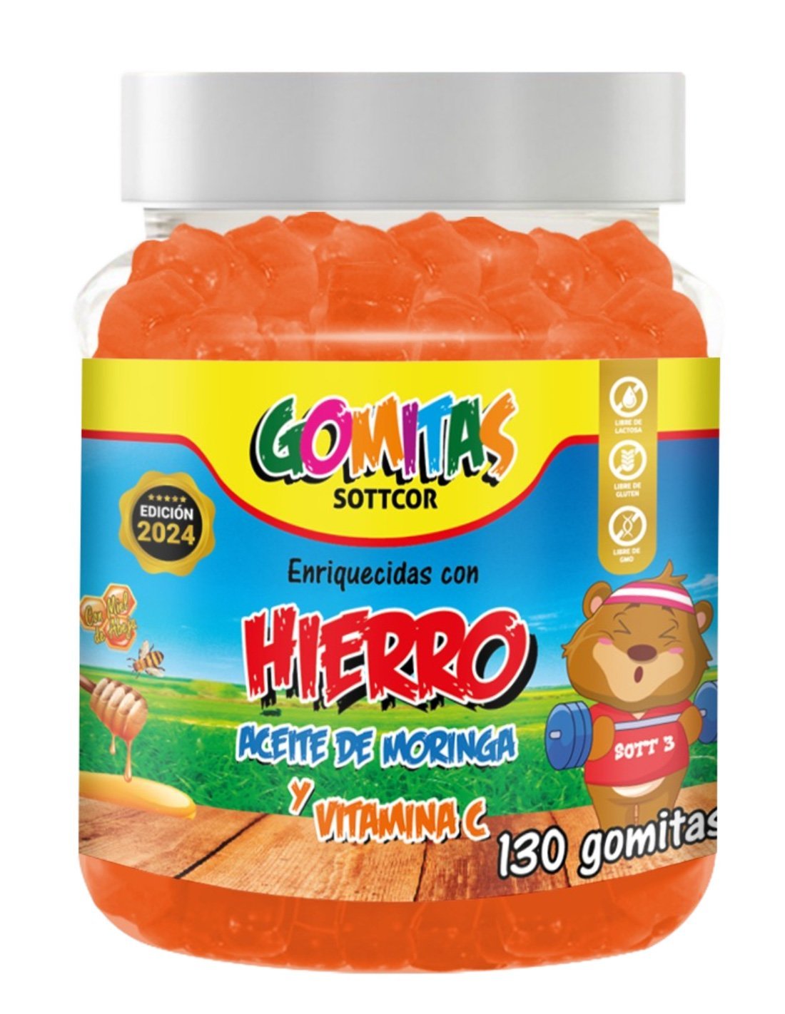 Hierro vitamina c Sottcor 130 gomitas Hierro vitamina c Sottcor 130 gomitas