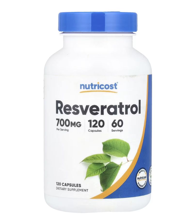 diseño halnatur (1) Resveratrol 120 capsulas Nutricost