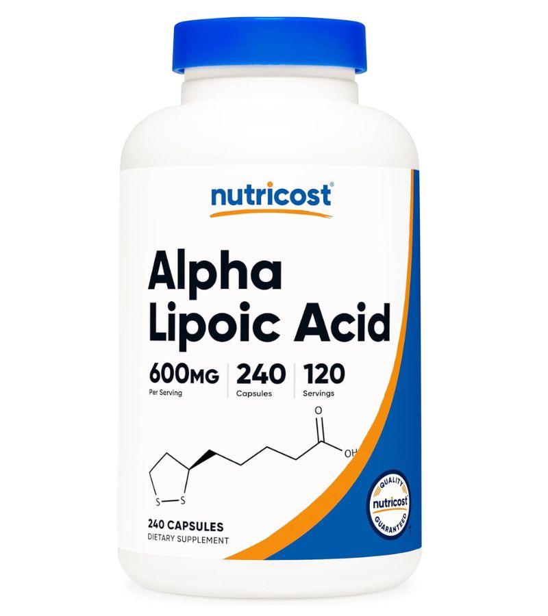 diseño halnatur alpha lipoic acid 240 capsulas nutricost