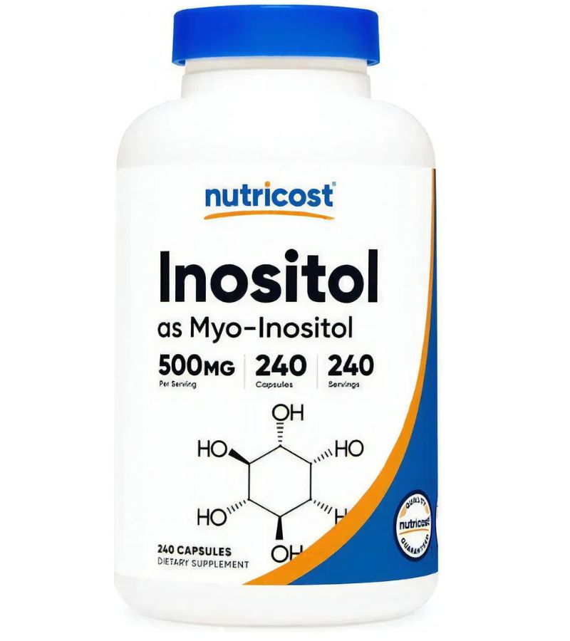 diseño halnatur (8) inositol 240 capsulas nutricost