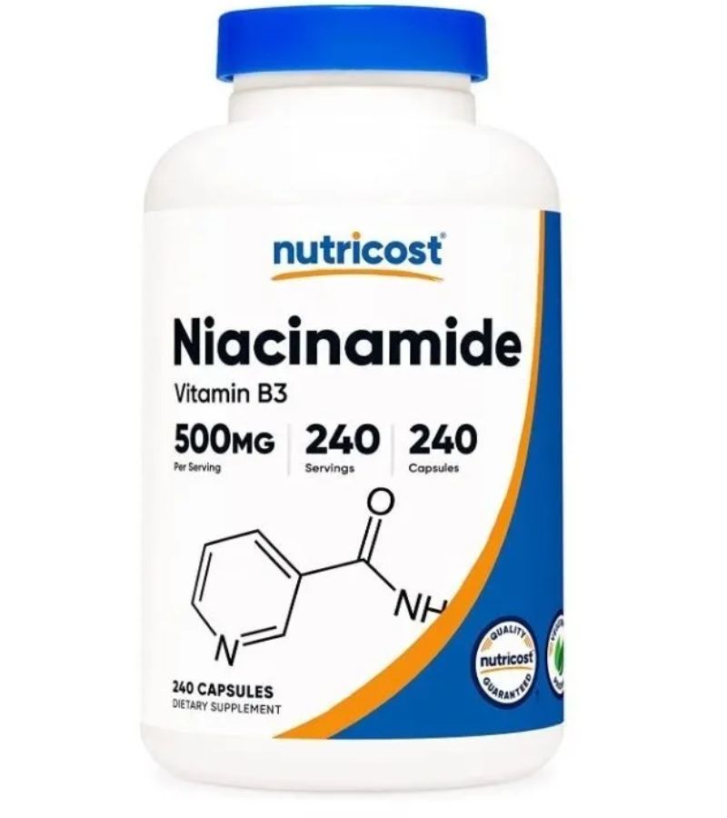 diseño halnatur (16) niacinamida vitmina b3 240 capsulas nutricost