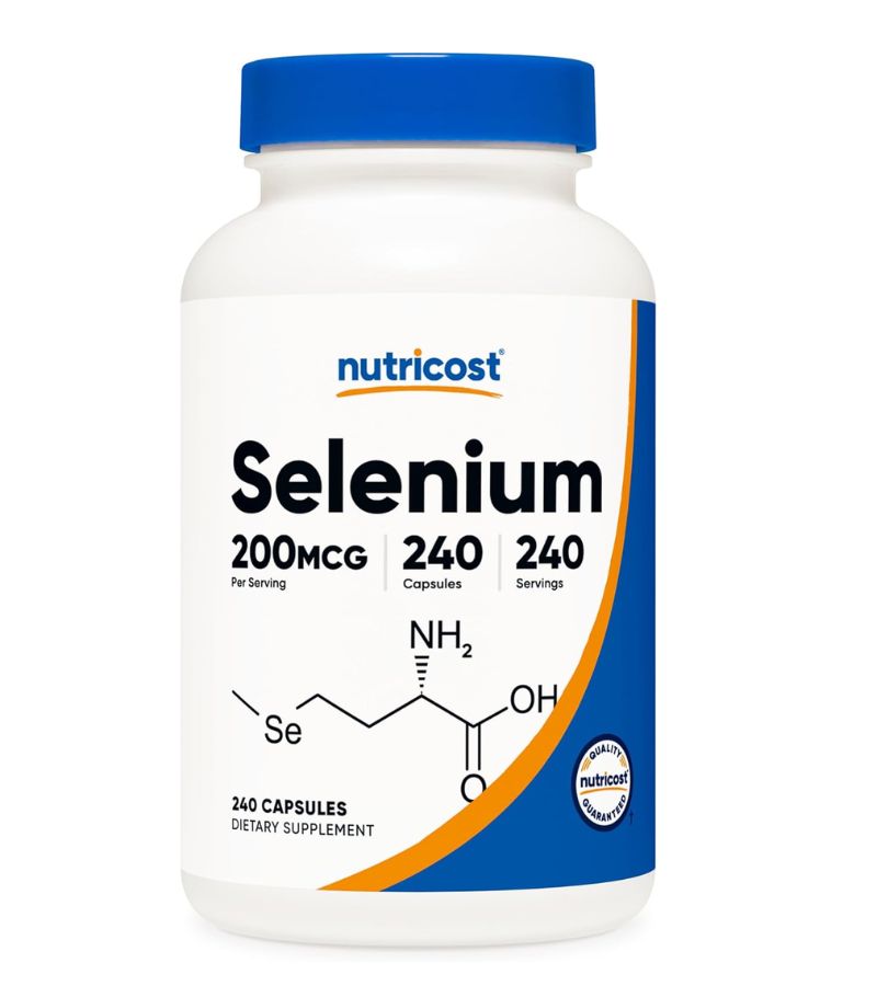 diseño halnatur (38) selenium 200mcg 240 capsulas nutricost