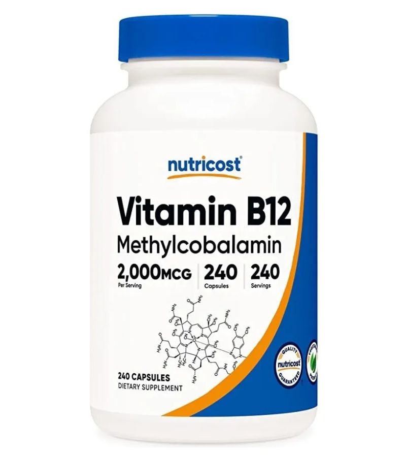 diseño halnatur (42) vitamina b12 240 capsulas nutricost