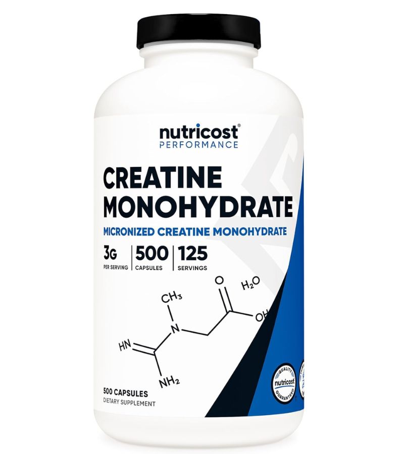 diseño halnatur (43) creatine monohydrate 500 capsulas nutricost