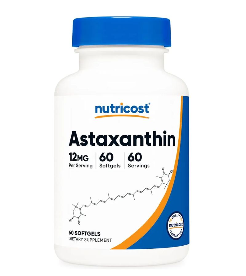 diseño halnatur (52) astaxanthin 60 softgels Nutricost