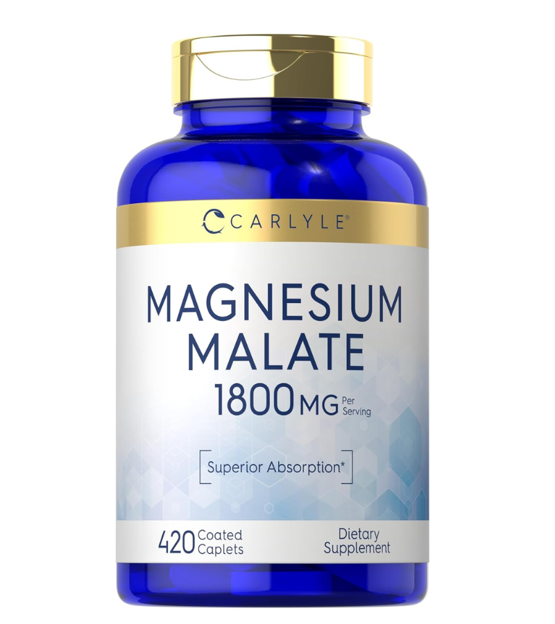 diseño halnatur (6) magnesium malate 1800mg 420 capsulas carlyle