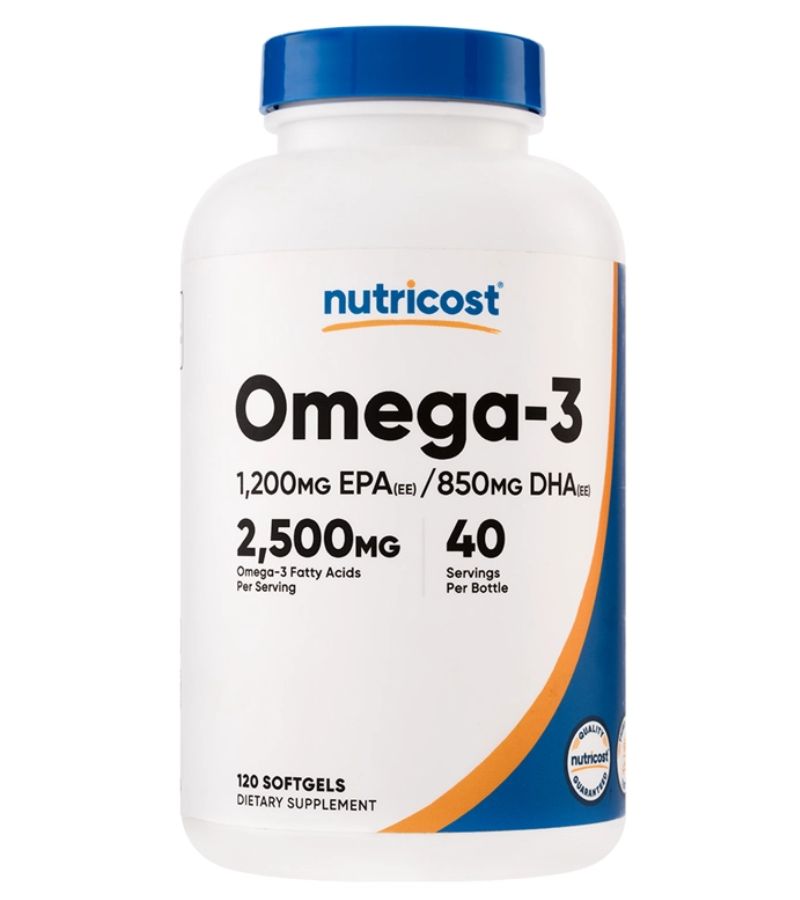 diseño halnatur (60) omega-3 120 softgels nutricost