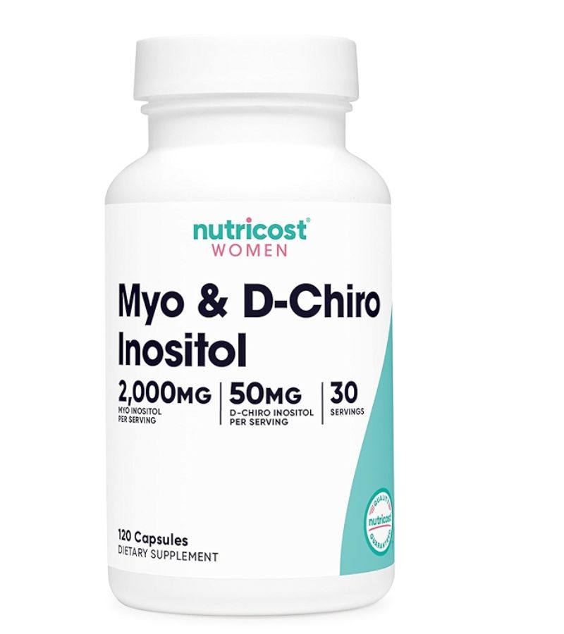diseño halnatur (65) myo & d-chiro inositol 120 capsulas nutricost women
