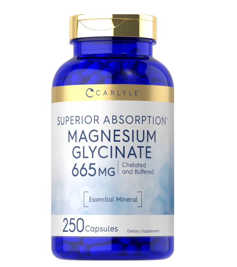 diseño halnatur (7) magnesium glycinate 665mg 250 capsulas carlyle