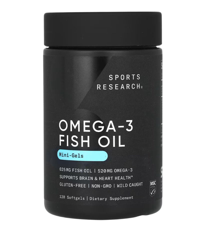 diseño halnatur- PRODUCT (61) Omega 3 fish oil 120 mini softgel sport research