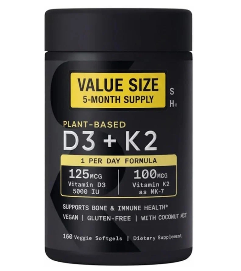 diseño halnatur- PRODUCT (74) K2 + D3 plant based 160 softgel sport research