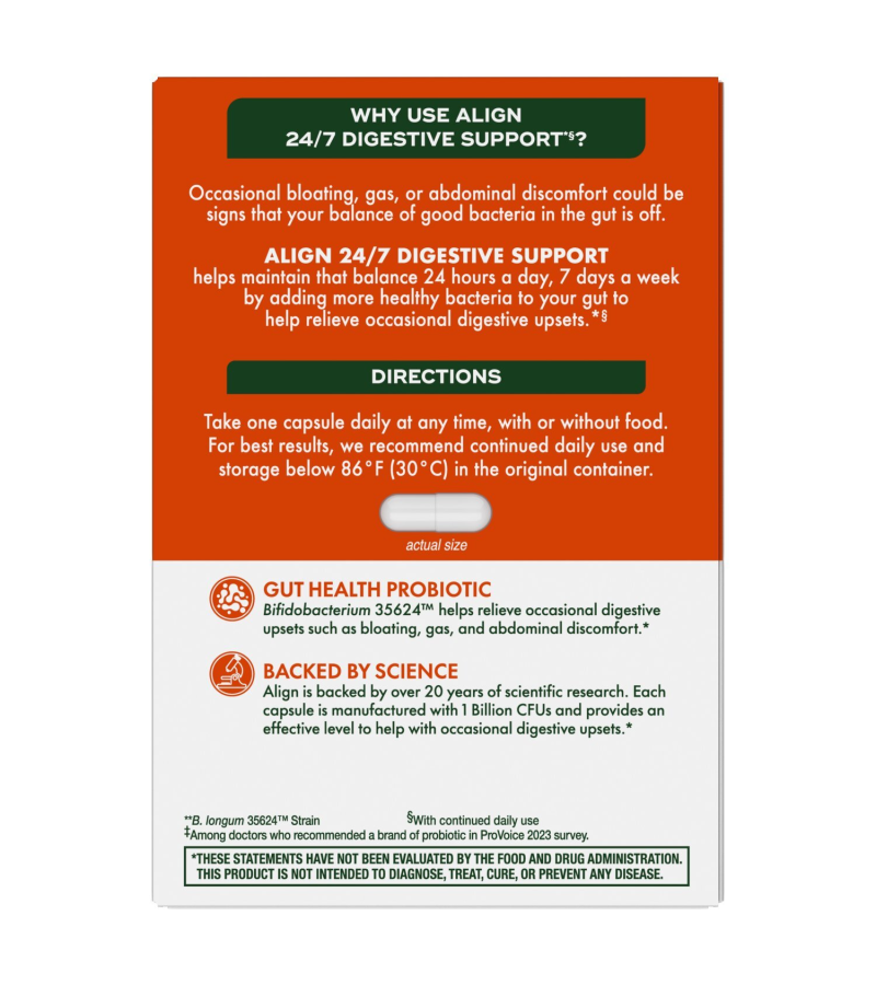 Align Probiotic 24/7 disgest support 28 capsules — Imagen Align Probiotic 24/7 disgest support 28 capsules